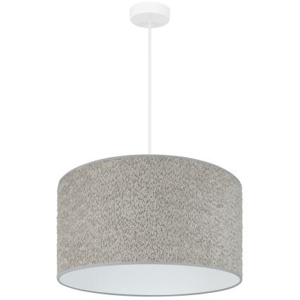 Brilagi - Luster na sajli BOUCLE ROLLER 1xE27/15W/230V pr. 45 cm sivo