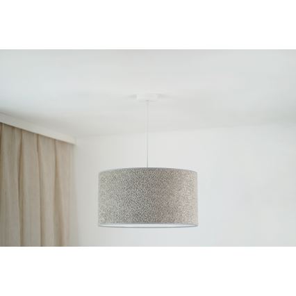 Brilagi - Luster na sajli BOUCLE ROLLER 1xE27/15W/230V pr. 45 cm sivo