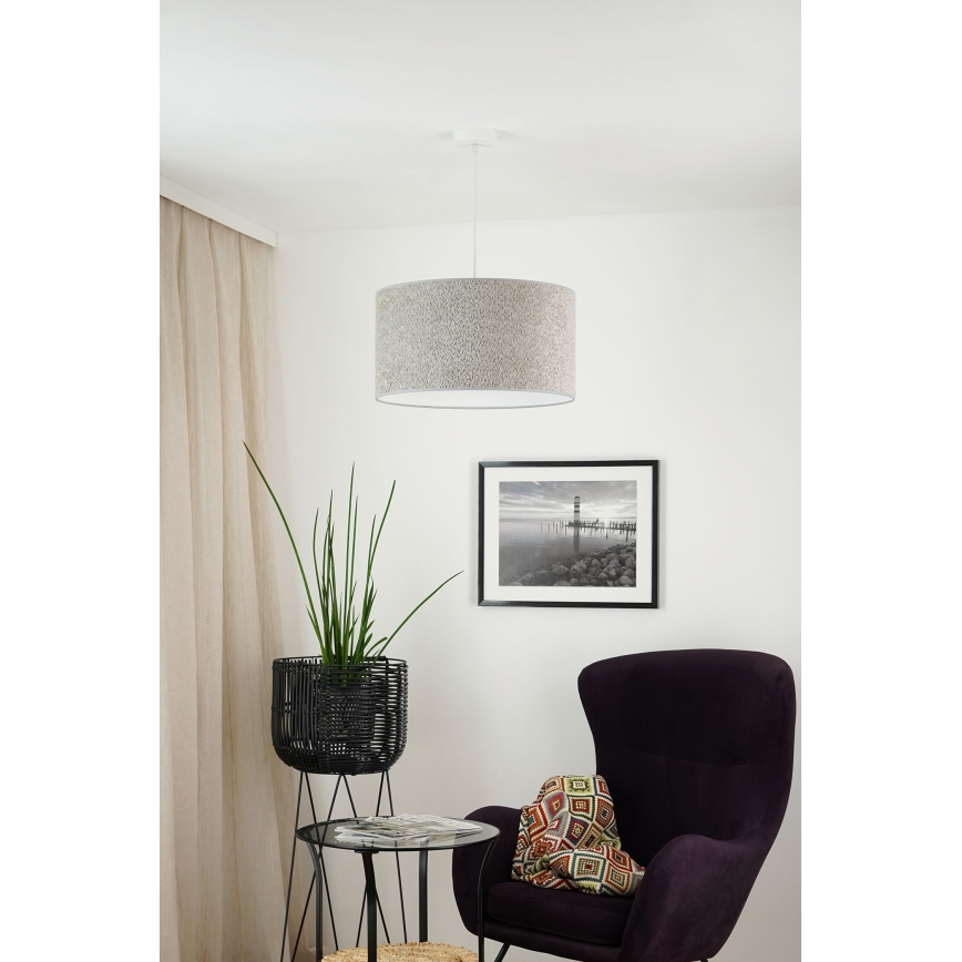 Brilagi - Luster na sajli BOUCLE ROLLER 1xE27/15W/230V pr. 45 cm sivo