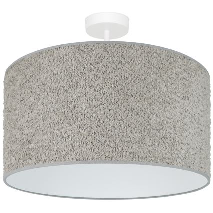 Brilagi - Luster na sajli BOUCLE ROLLER 1xE27/15W/230V pr. 45 cm sivo