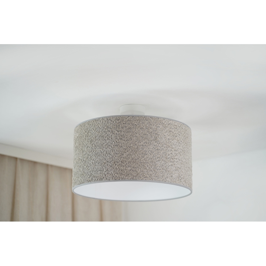 Brilagi - Luster na sajli BOUCLE ROLLER 1xE27/15W/230V pr. 45 cm sivo
