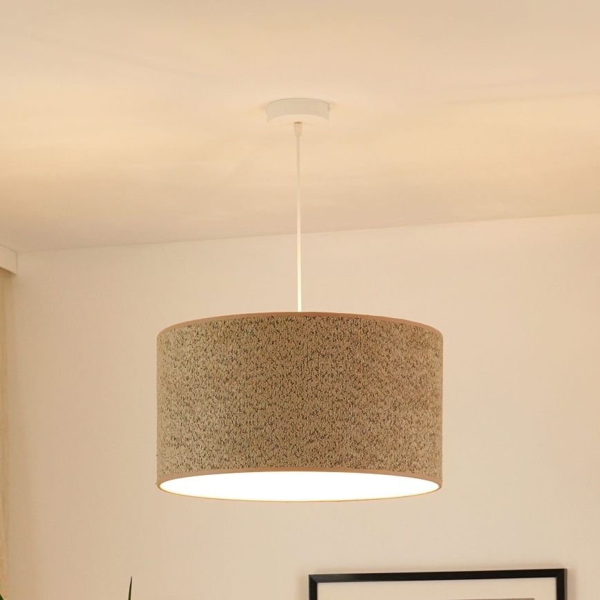 Brilagi - Luster na sajli BOUCLE ROLLER 1xE27/15W/230V pr. 50 cm braon