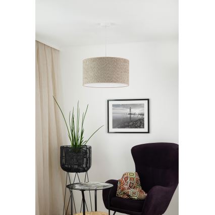 Brilagi - Luster na sajli BOUCLE ROLLER 1xE27/15W/230V pr. 50 cm braon