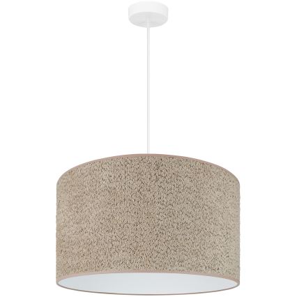 Brilagi - Luster na sajli BOUCLE ROLLER 1xE27/15W/230V, prečnik 45 cm, braon