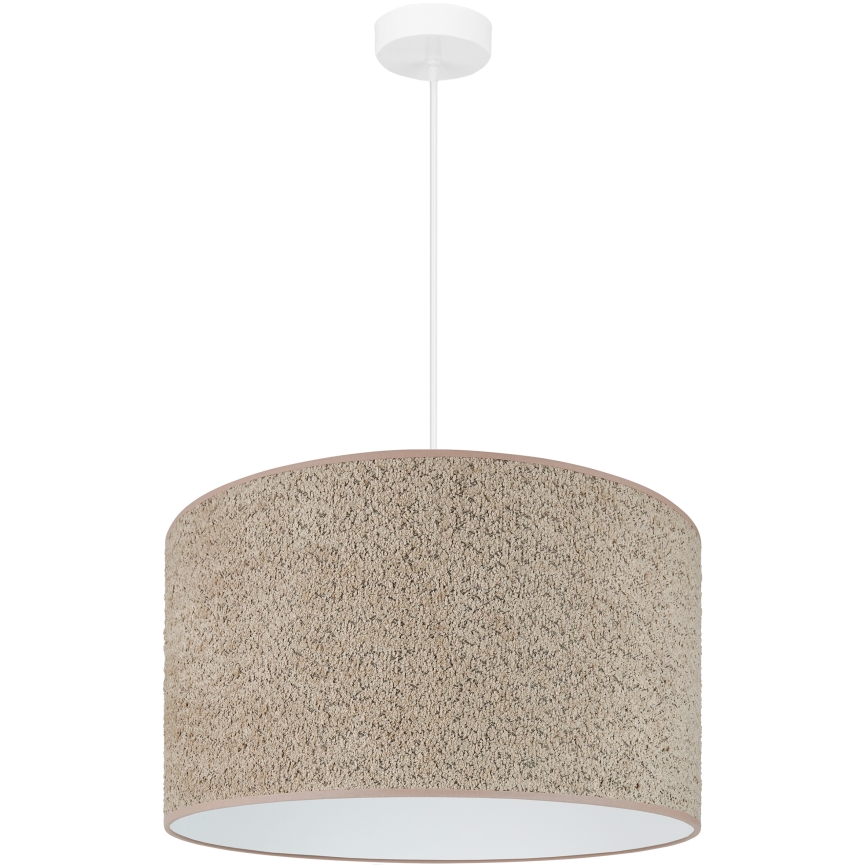 Brilagi - Luster na sajli BOUCLE ROLLER 1xE27/15W/230V, prečnik 45 cm, braon