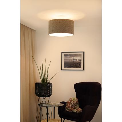 Brilagi - Luster na sajli BOUCLE ROLLER 1xE27/15W/230V prečnik 45 cm braon