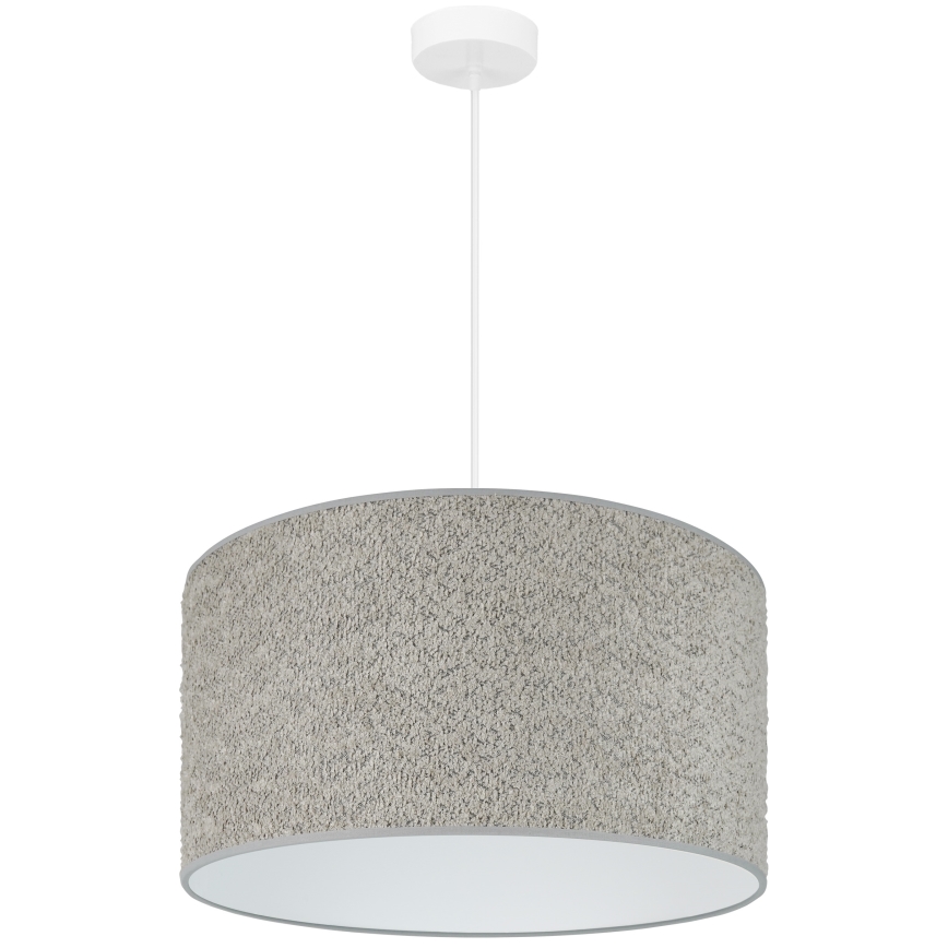 Brilagi - Luster na sajli BOUCLE ROLLER 1xE27/15W/230V prečnik 45 cm siva