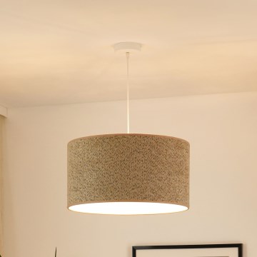 Brilagi - Luster na sajli BOUCLE ROLLER 1xE27/15W/230V prečnik 50 cm braon