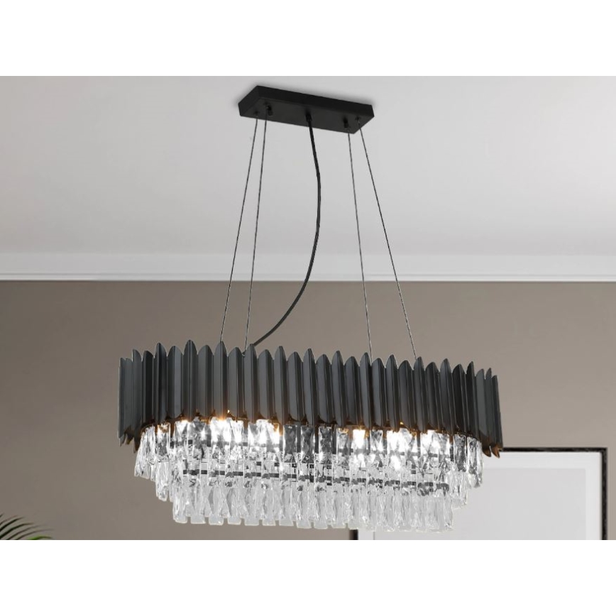 Brilagi - Luster na sajli CARLOS 10xE14/40W/230V