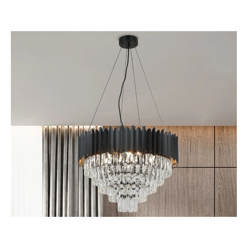 Brilagi - Luster na sajli CARLOS 9xE14/40W/230V pr. 60 cm