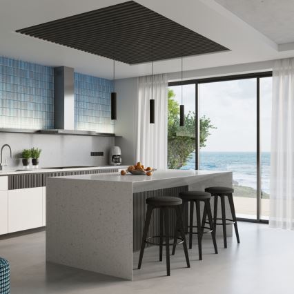 Brilagi - Luster na sajli CRESTO 1xGU10/10W/230V crno