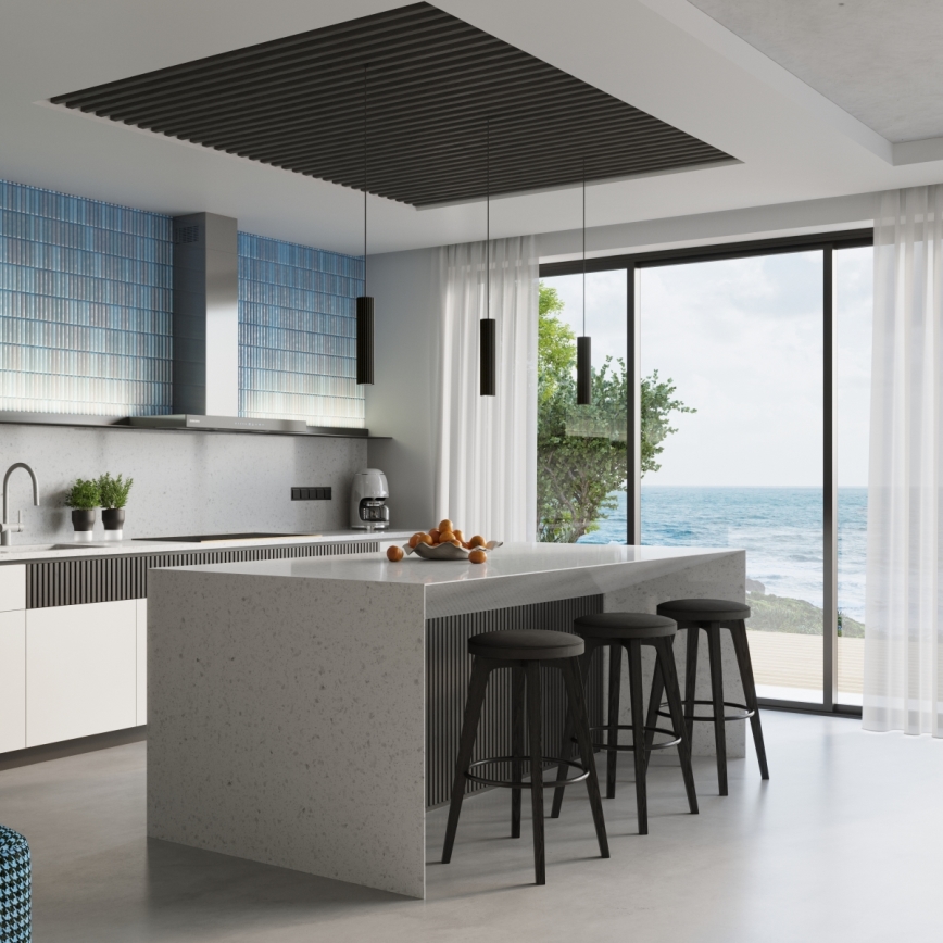 Brilagi - Luster na sajli CRESTO 1xGU10/10W/230V crno
