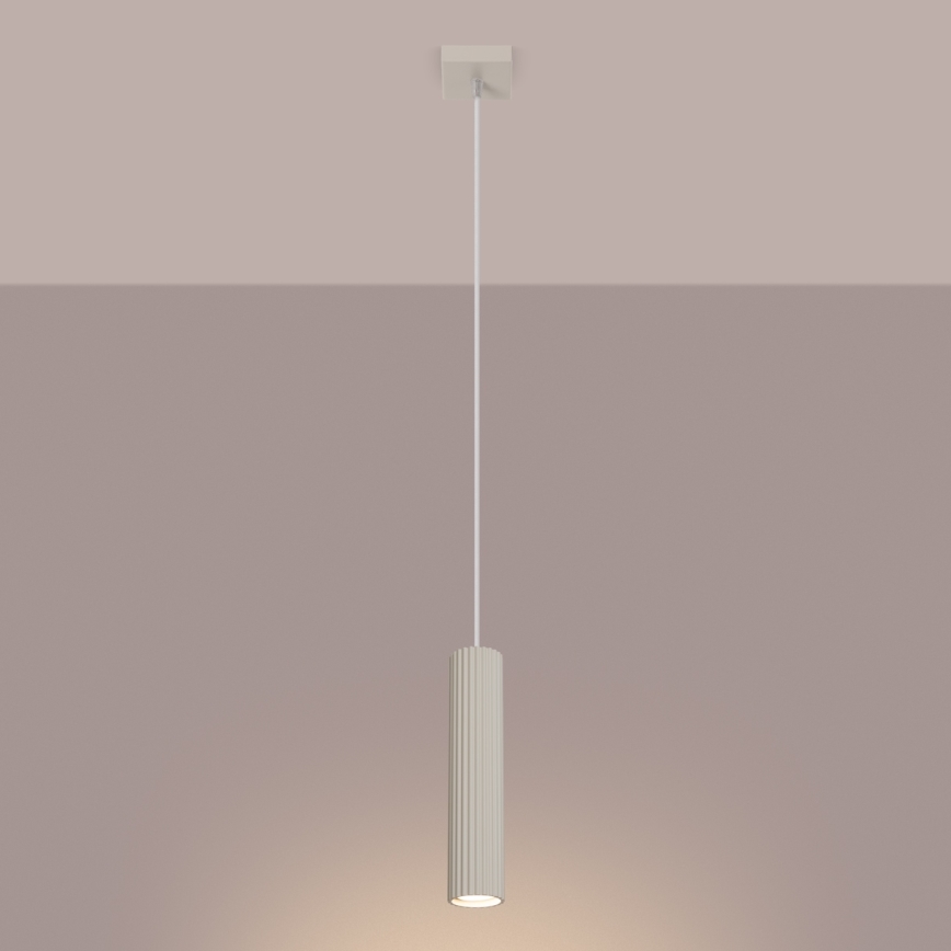 Brilagi - Luster na sajli CRESTO 1xGU10/10W/230V kremasta