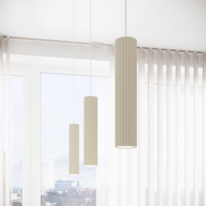 Brilagi - Luster na sajli CRESTO 1xGU10/10W/230V kremasta