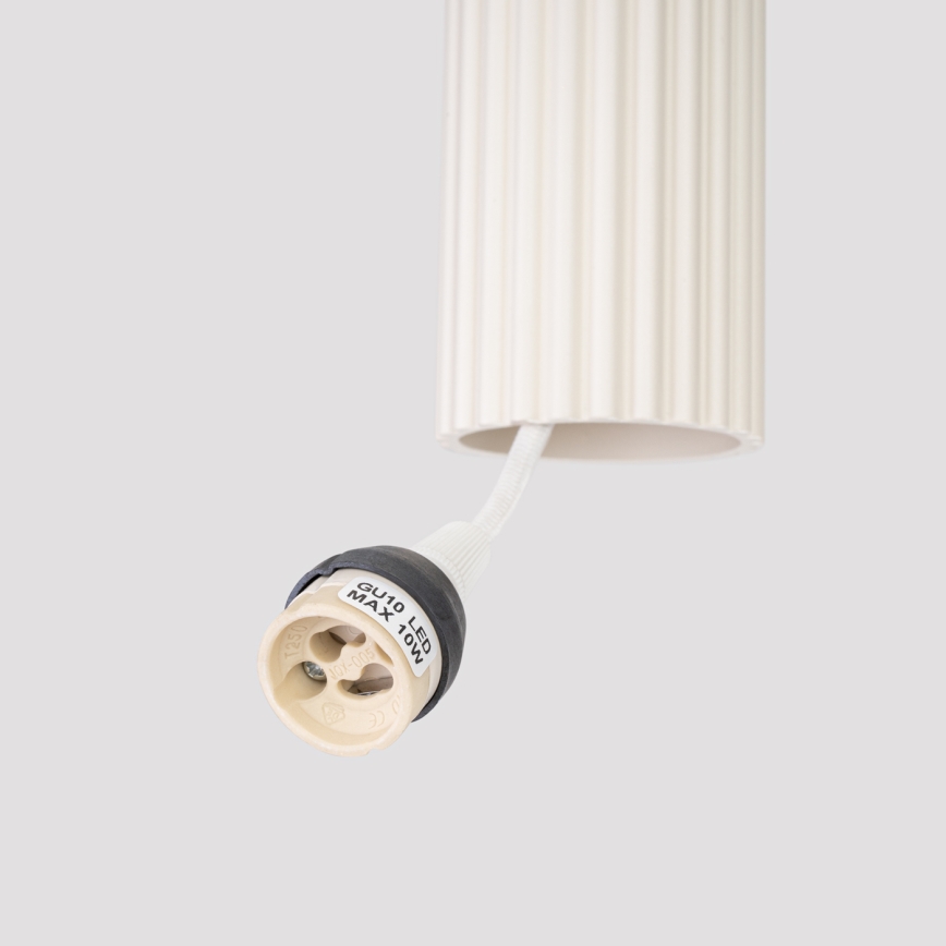 Brilagi - Luster na sajli CRESTO 1xGU10/10W/230V kremasta