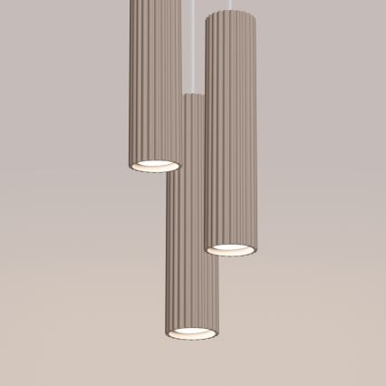 Brilagi - Luster na sajli CRESTO 3xGU10/10W/230V taupe
