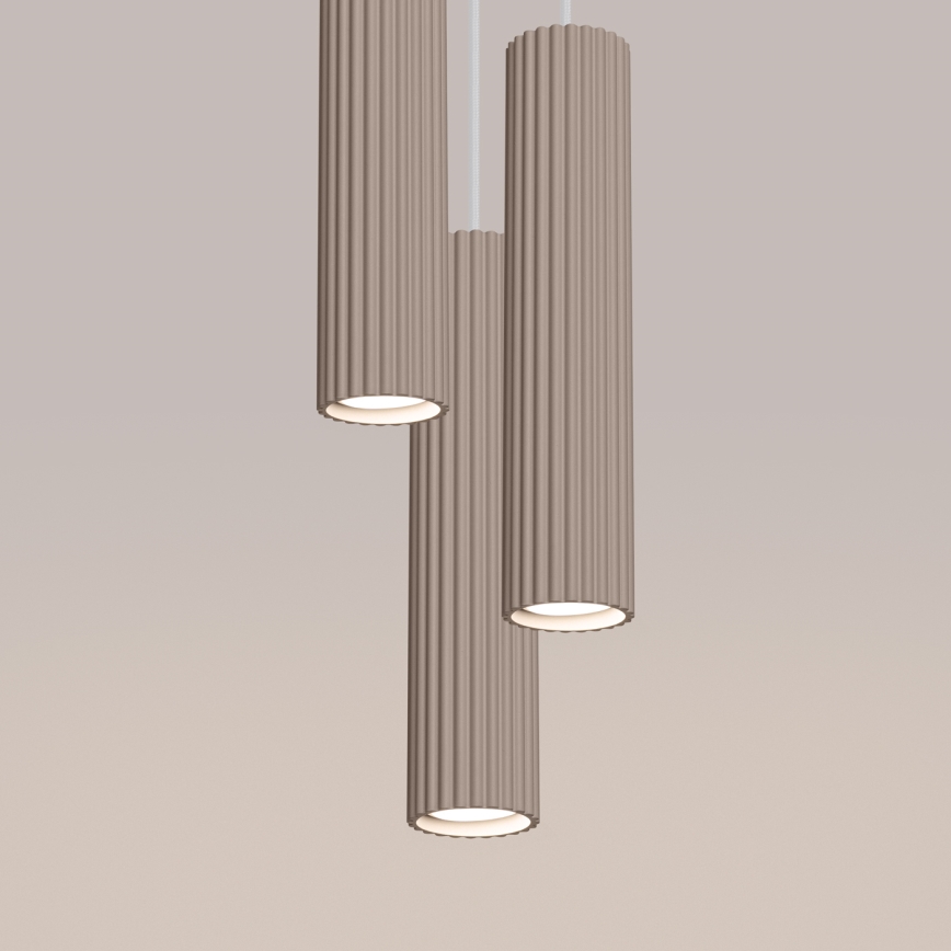 Brilagi - Luster na sajli CRESTO 3xGU10/10W/230V taupe