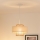 Brilagi - Luster na sajli DALLAS 1xE27/15W/230V pr. 30 cm braon/kremasta/bela