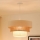 Brilagi - Luster na sajli DENVER LUNETA 1xE27/15W/230V pr. 45 cm bež/braon/kremasta