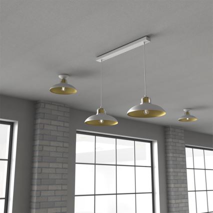 Brilagi - Luster na sajli FLAMENGO 2xE27/60W/230V bela