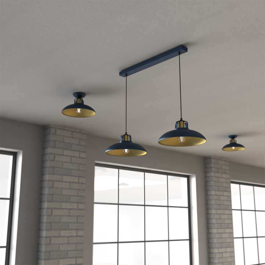 Brilagi - Luster na sajli FLAMENGO 2xE27/60W/230V plava