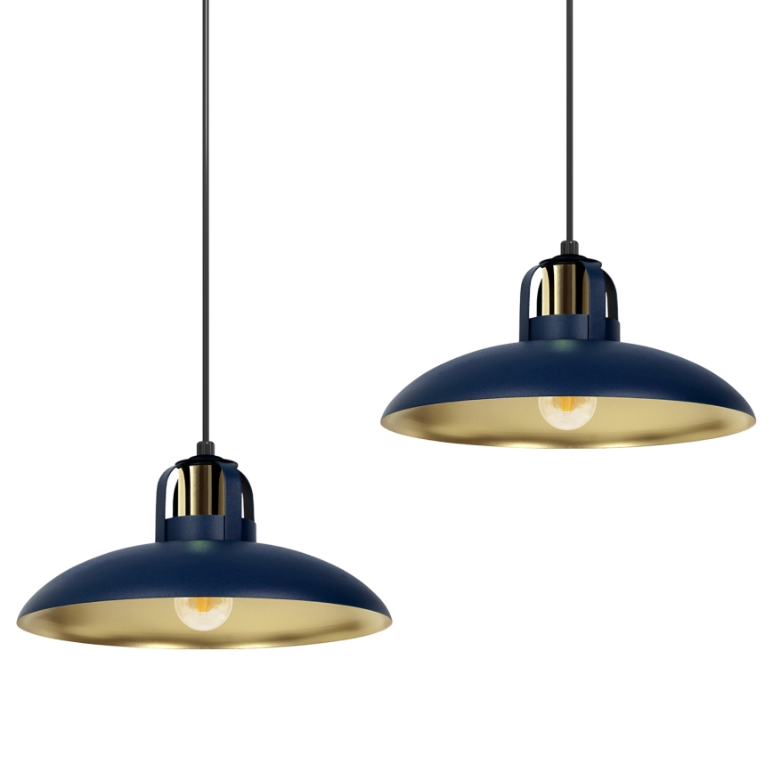Brilagi - Luster na sajli FLAMENGO 2xE27/60W/230V plava
