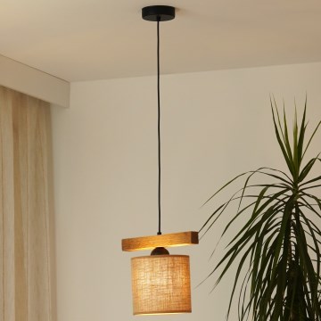 Brilagi - Luster na sajli FOREST 1xE27/15W/230V bor/braon/crno