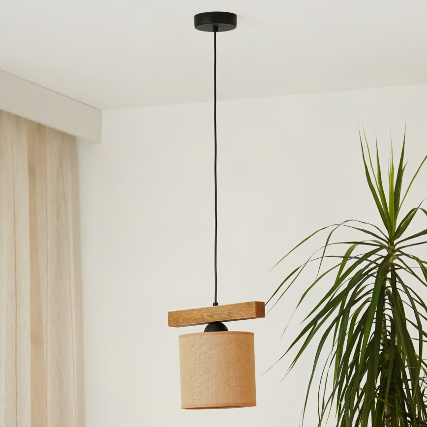 Brilagi - Luster na sajli FOREST 1xE27/15W/230V bor/braon/crno