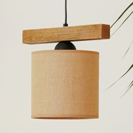 Brilagi - Luster na sajli FOREST 1xE27/15W/230V bor/braon/crno