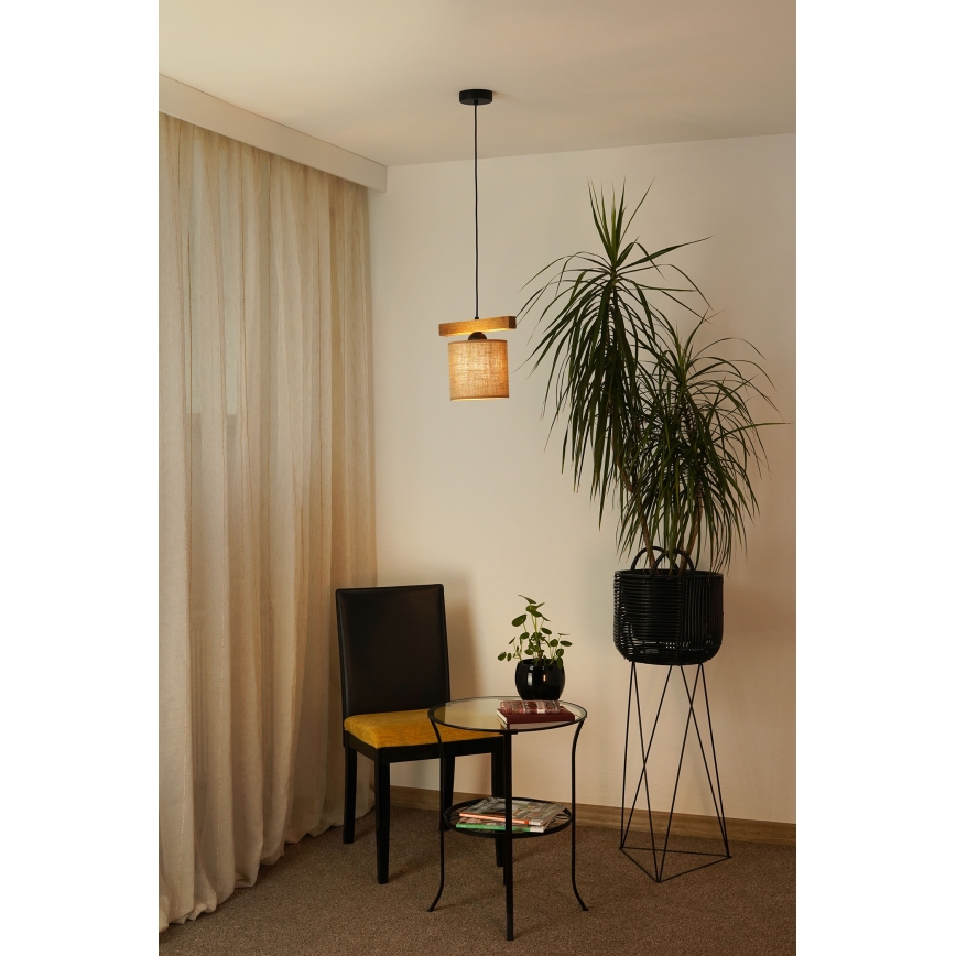Brilagi - Luster na sajli FOREST 1xE27/15W/230V bor/braon/crno