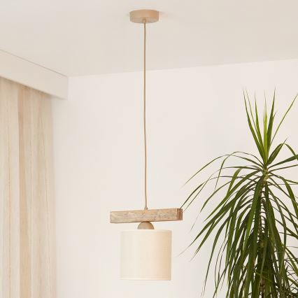 Brilagi - Luster na sajli FOREST 1xE27/15W/230V bor/braon/kremasta