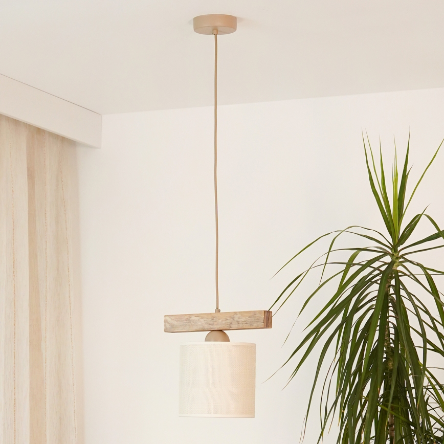 Brilagi - Luster na sajli FOREST 1xE27/15W/230V bor/braon/kremasta
