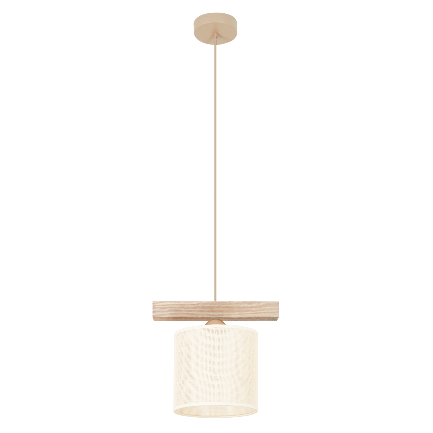 Brilagi - Luster na sajli FOREST 1xE27/15W/230V borovina/braon/krem