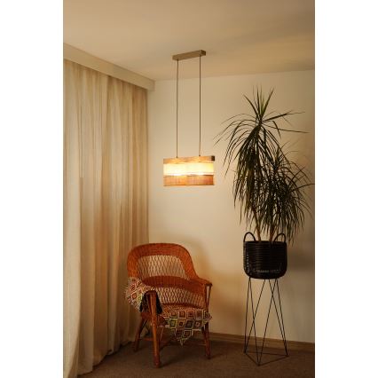 Brilagi - Luster na sajli FOREST 2xE27/15W/230V bor/bež/kremasta