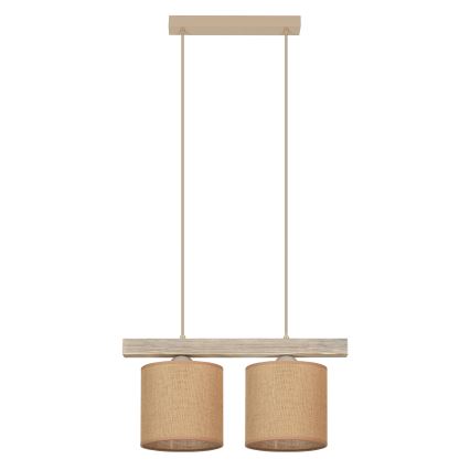 Brilagi - Luster na sajli FOREST 2xE27/15W/230V bor/braon