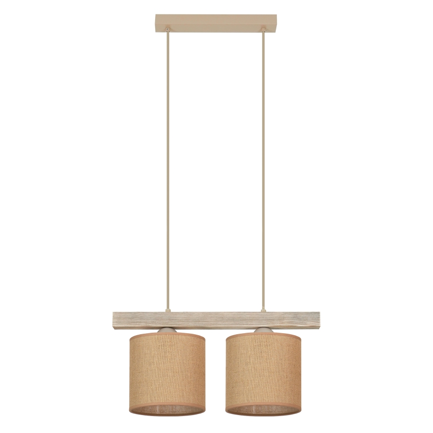 Brilagi - Luster na sajli FOREST 2xE27/15W/230V bor/braon