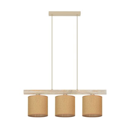Brilagi - Luster na sajli FOREST 3xE27/15W/230V bor/braon