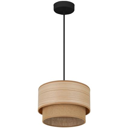 Brilagi - Luster na sajli MONTANA BOHO 1xE27/15W/230V pr. 25 cm braon/crno