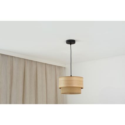 Brilagi - Luster na sajli MONTANA BOHO 1xE27/15W/230V pr. 25 cm braon/crno