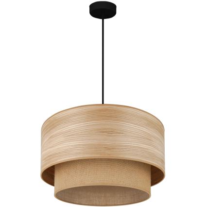 Brilagi - Luster na sajli MONTANA BOHO 1xE27/15W/230V pr. 45 cm braon/crno