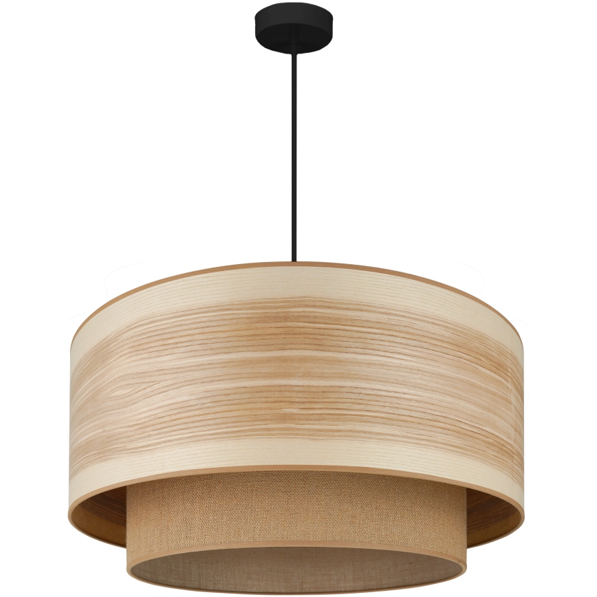 Brilagi - Luster na sajli MONTANA BOHO 1xE27/15W/230V pr. 60 cm braon/crno