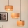 Brilagi - Luster na sajli MONTANA BOHO 3xE27/15W/230V braon/crno