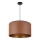 Brilagi - Luster na sajli OREGON ROLLER VEGE 1xE27/15W/230V pr. 45 cm braon