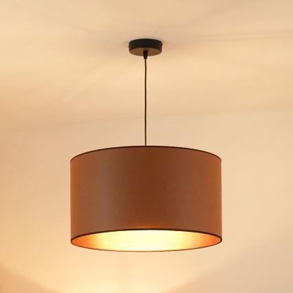 Brilagi - Luster na sajli OREGON ROLLER VEGE 1xE27/15W/230V pr. 45 cm braon