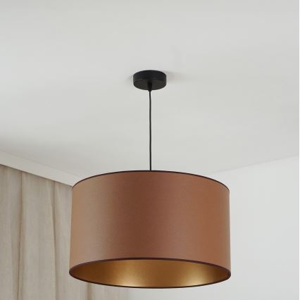 Brilagi - Luster na sajli OREGON ROLLER VEGE 1xE27/15W/230V pr. 45 cm braon