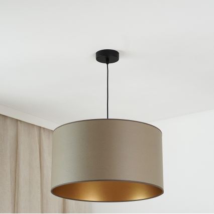 Brilagi - Luster na sajli OREGON ROLLER VEGE 1xE27/15W/230V, prečnik 45 cm, u sivoj boji