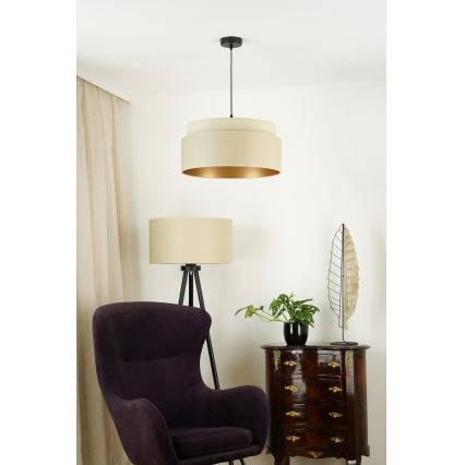 Brilagi - Luster na sajli OREGON VEGE 1xE27/15W/230V pr. 45 cm bež