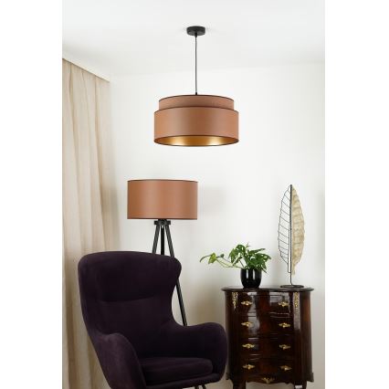 Brilagi - Luster na sajli OREGON VEGE 1xE27/15W/230V pr. 45 cm braon
