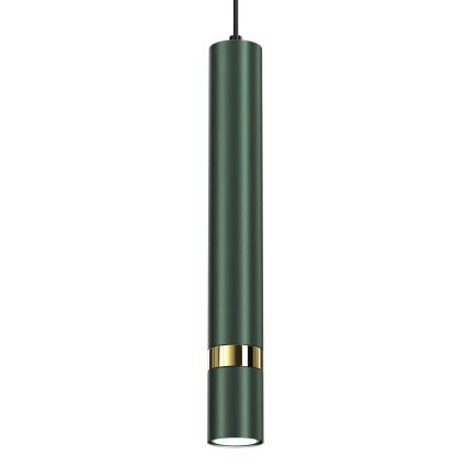 Brilagi - Luster na sajli POKER 1xGU10/25W/230V zelena/zl.