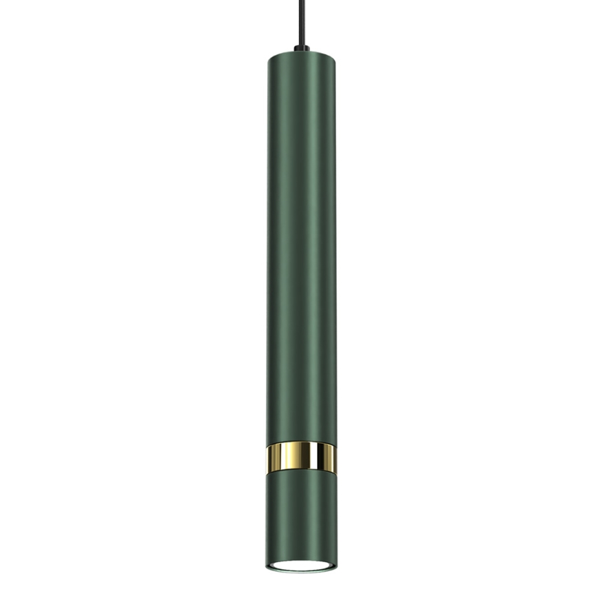 Brilagi - Luster na sajli POKER 1xGU10/25W/230V zelena/zl.